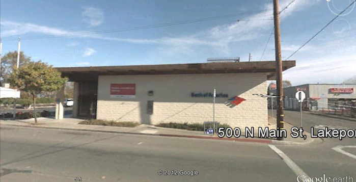 Bank of america, Lakeport, CA at 500 N Main St